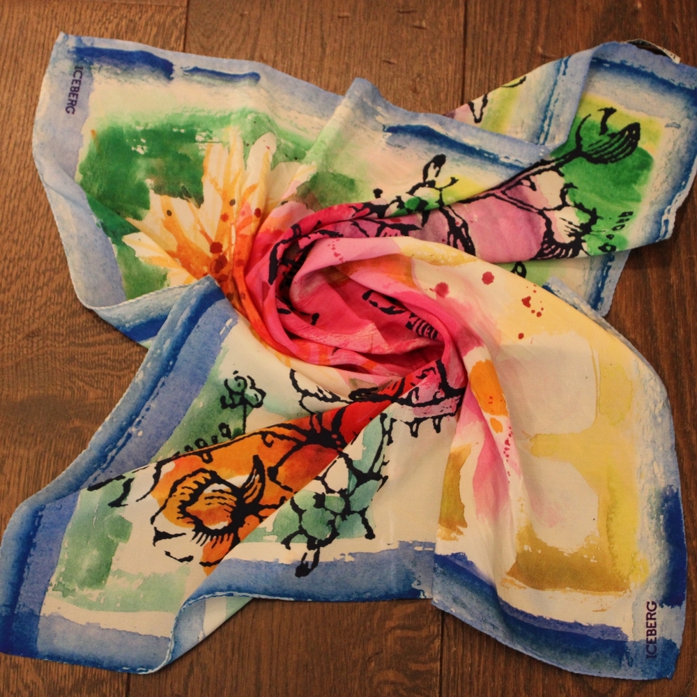 Floral scarf
